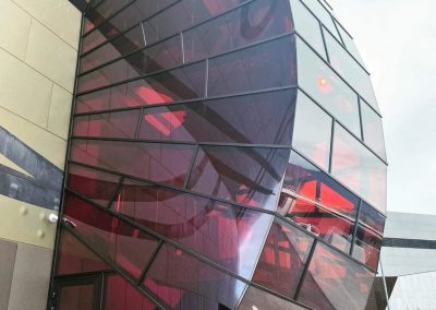National Museum of Australia glass facade. Laminated by FGS Glass